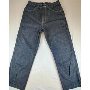 Vintage Men's Sean John Denim Jeans Dark Blue Black Label Size 33x30 Front Pleat